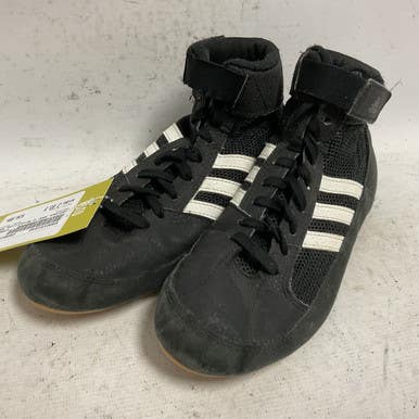 Used Adidas Aq3327 Wrestling Shoes Black Junior 03.5 11855-s000191840