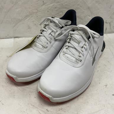Used Puma Phantomcat 378939-05 Mens Golf Shoes White And Navy Blue Senior 11 11855-s000191902
