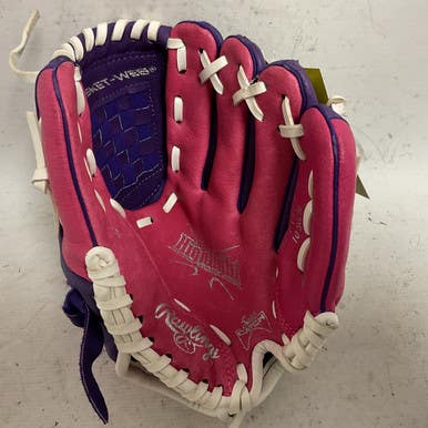 Used Rawlings Highlight Series Hfp10ppw Baseball Glove Rh Throw Pink 10" 11855-s000192001