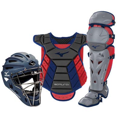 New Samurai Women's Catchers Set Nvy Red 11855-miz380422-nr