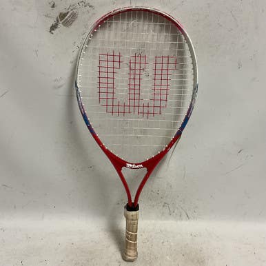 Used Wilson Us Open Junior Tennis Racquet Red 23" 11855-s000196256