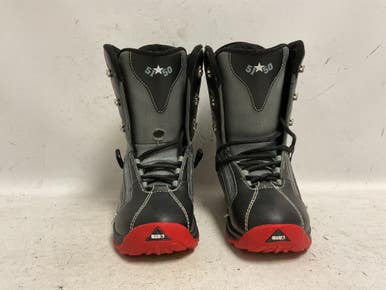 Used 5150 Brigade Boys Snowboard Boots Black And Grey Junior 04 11855-s000196920