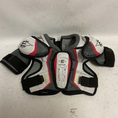 Used Easton St4 Senior Shoulder Pads White Md 11855-s000196939