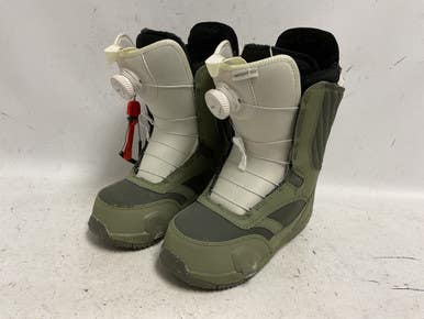 Used Burton Limelight Boa Women's Step-in Snowboard Boots Tan Senior 7.5 11855-s000197032