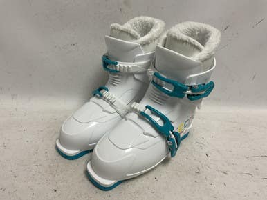 Used Tecno Pro G40.1 Girls Dh Ski Boot White 225 Mp - J04.5 - W5.5 11855-s000200637