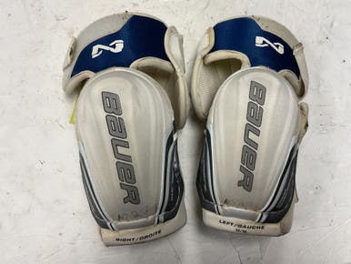 Used Bauer Nexus 8000 Senior Elbow Pads White Md 11855-s000200802