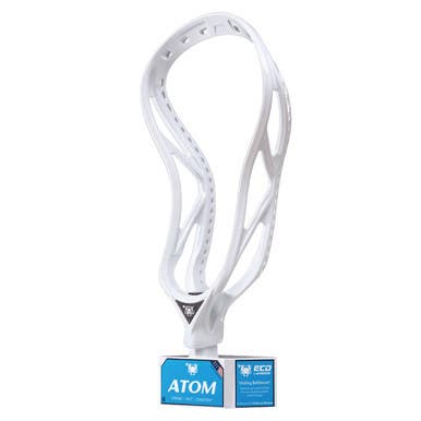 New Atom White Unstrung Lacrosse Head 11855-ecd301505
