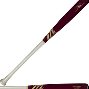 New Am22 Youth Model Wht Chr 28" Wood Bat 11855-mrcmyveamwc-28