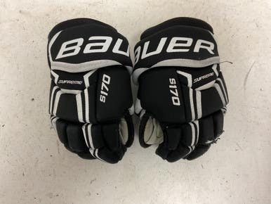 Used Bauer Supreme 170 9" Hockey Gloves 11855-s000168254