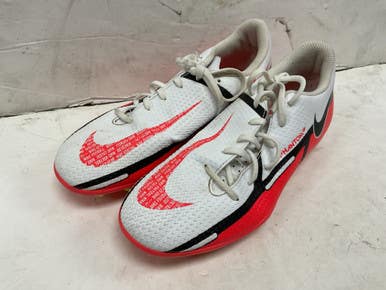 Used Nike Phantom Gt2 Club Mg Da5640-197 Soccer Cleats White And Red Senior 5 11855-s000202146