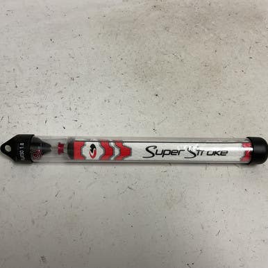 Used Super Stroke Flatso 1.0 Golf Grip Cardinal And White 11855-s000203158