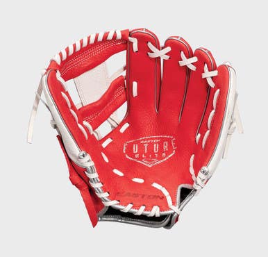New Future Elite Red Wht 11" Rht Baseball Glove 11855-ease006830781