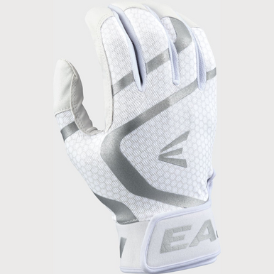 New Mav Gt Batting Gloves Wht Wht Sr Md 11855-easmavgtbgwwm
