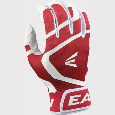 New Mav Gt Batting Gloves Wht Red Sr Lg 11855-easmavgtbgwrdl