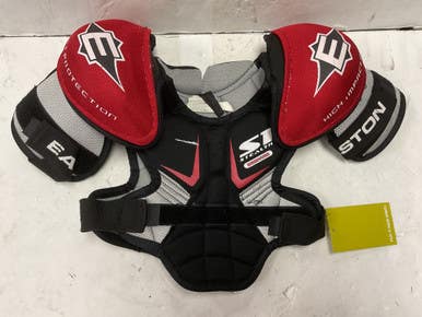 Used Easton Stealth S1 Youth Shoulder Pads Black And Red Md 11855-s000178915