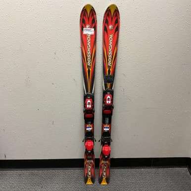Used Rossignol Developement Cut Boys Dh Ski Binding Red 120 Cm 11855-s000179014