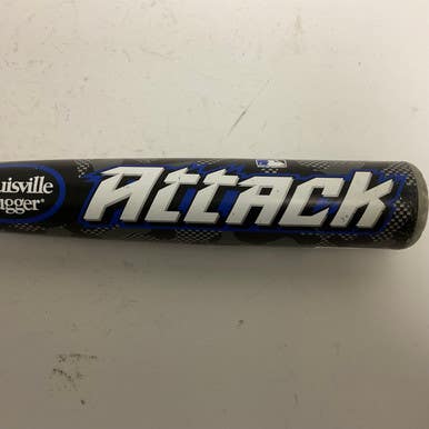 Used Louisville Slugger Attack Bb13a High School -3 Baseball Bat Black And Grey 32" 11855-s000182852