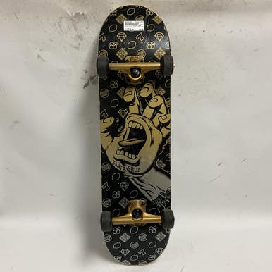 Used Santa Cruz Jackpot Hand Complete Skateboard Black 8 1 4" 11855-s000183055
