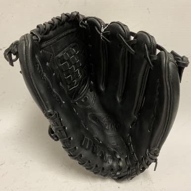 Used Wilson The A2000 Aso Pro-stock Baseball Glove Rh Throw Black 12" 11855-s000183099