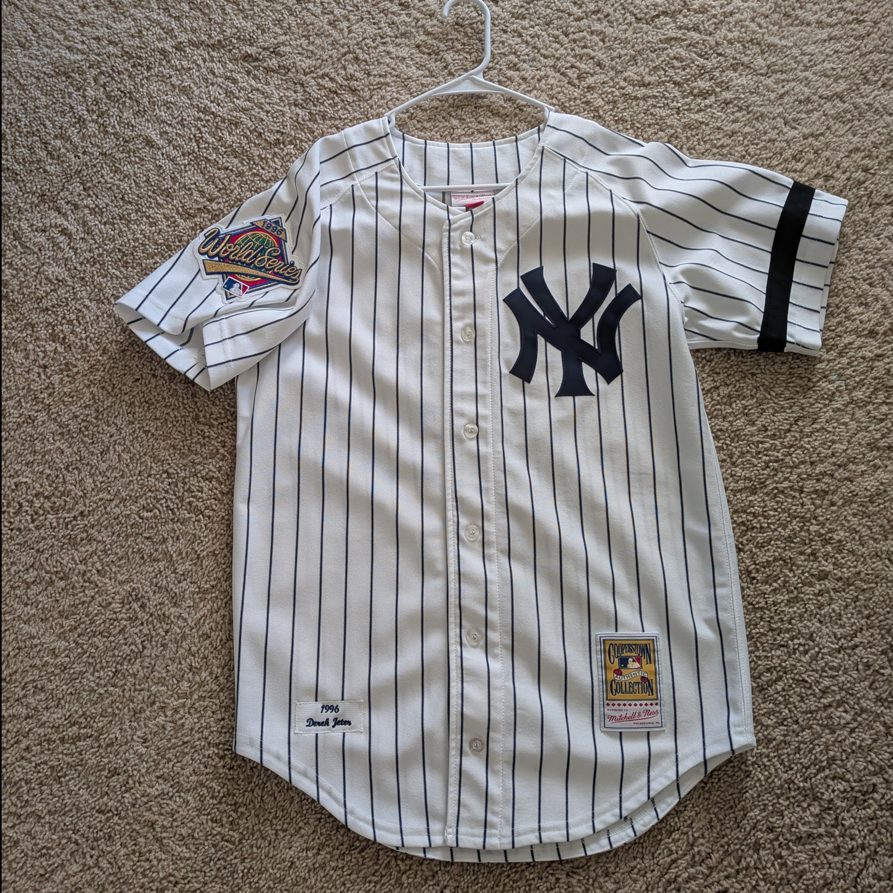 Derek Jeter New York Yankees 1996 Mitchell and Ness Jersey 