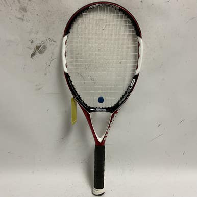 Used Wilson Ncode N5 Force Adult Tennis Racquet Red 4 5 8" 11855-s000183791