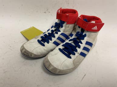 Used Adidas Hvc2 G25909 Wrestling Shoes White Junior 02 11855-s000183612