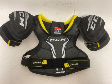 Used Ccm Tacks 9550 Youth Shoulder Pads Black Md 11855-s000184231