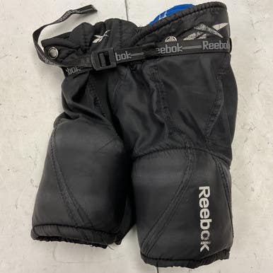 Used Reebok 3k Youth Pant Black And Royal Blue Md 11855-s000184394