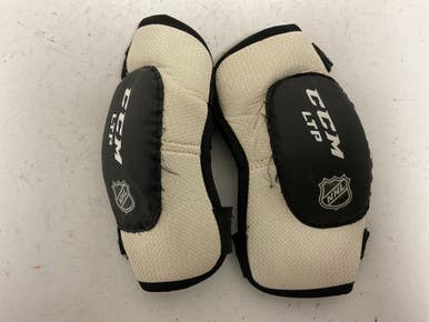 Used Ccm Ltp Junior Elbow Pads White And Black Md 11855-s000184718