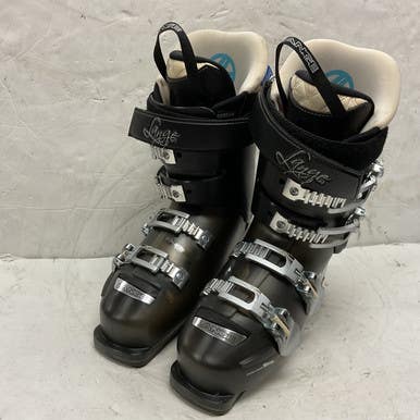 Used Lange Rx 80w Womens Dh Ski Boot Black And Tan 245 Mp - M06.5 - W07.5 11855-s000186704