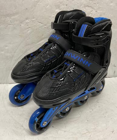 Used Schwinn Abec 7 Adj 6-7.5 Senior Rec Fitness Skates Black Adjustable 11855-s000187502