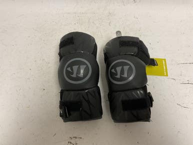 Used Warrior Burn Next Lacrosse Arm Pads Guards Black Youth 11855-s000187469