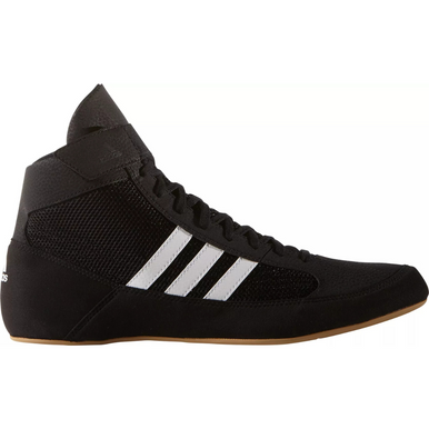 New Hvc 2 Blk Wht Yth 12 Wrestling Shoes 11855-adiaq3327-y12