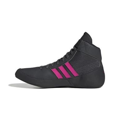New Hvc 2 Blk Cyan Pnk Jr 4.5 Wrestling Shoes 11855-adijq4995-j45