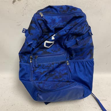Used Under Armour Utility Printed 1369318 Bb Sb Player Backpack Navy Blue 11855-s000191192