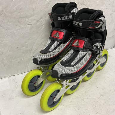 Used K2 Radical 100 Racing Inline Skates Black Senior 8 11855-s000191487