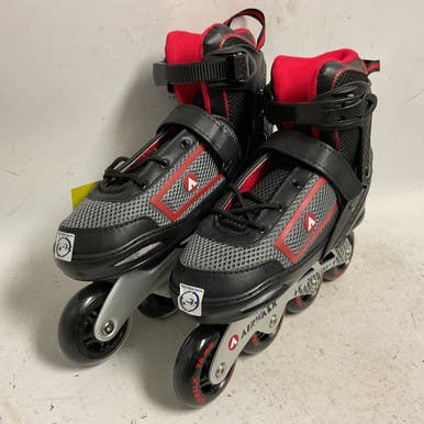 Used Airwalk Adj 6-7.5 Senior Rec Fitness Skates Red Adjustable 11855-s000191464