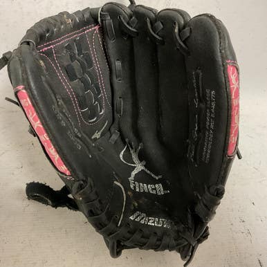 Used Mizuno Finch Gpp 1008 Rh Throw Fastpitch Gloves Black And Pink 10" 11855-s000191624