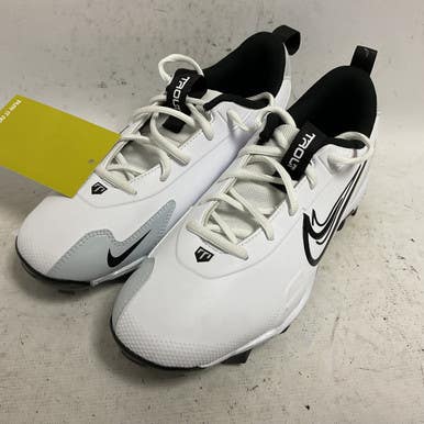 Used Nike Force Trout 9 Keystone Fb9731-100 Bb Sb Cleats White Junior 06 11855-s000191658