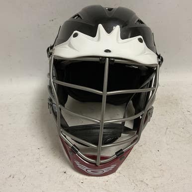 Used Cascade Cpv-r Lacrosse Helmet Black And Wine Red M L 11855-s000191703