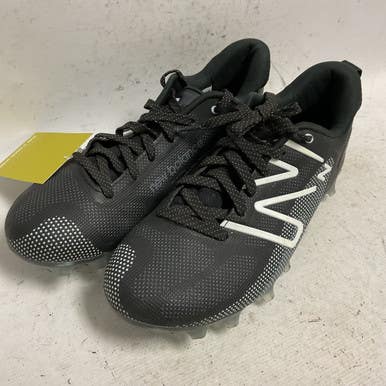 Used New Balance Freezlb4 Lax Cleats Mens Black And Carolina Blue Senior 8.5 11855-s000193173