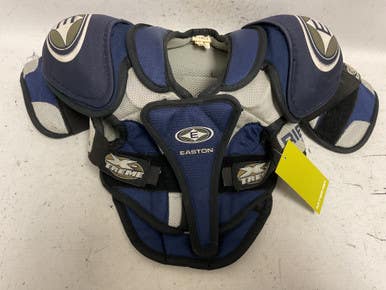 Used Easton X-treme Junior Shoulder Pads Navy Blue Sm 11855-s000197358