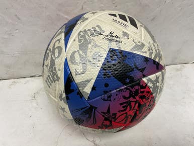 Used Adidas Mls Pro Ht9026 All Size Soccer Ball White Red Navy 5 11855-s000197412