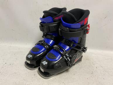 Used K2 Indy-3 Mens Dh Ski Boot Black And Red 245 Mp - M06.5 - W07.5 11855-s000197480