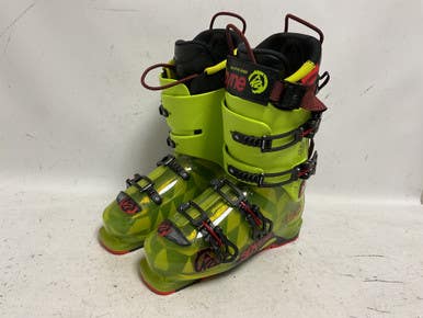 Used K2 Spyne 130 Mens Dh Ski Boot Optic Yellow 275 Mp - M09.5 - W10.5 11855-s000197509