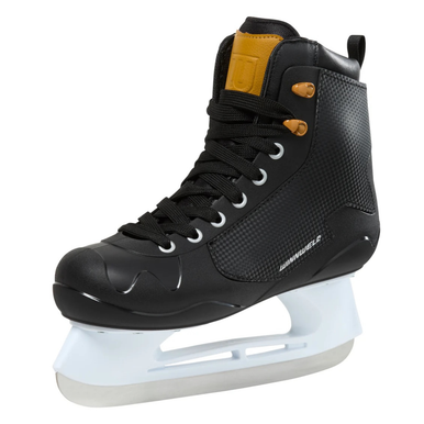 New Alaska Skates Blk Brn Jr 5 11855-wllsk4002jrbb5