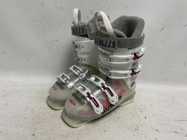Used Dalbello Gaia 4 Girls Dh Ski Boot White 225 Mp - J04.5 - W5.5 11855-s000198551