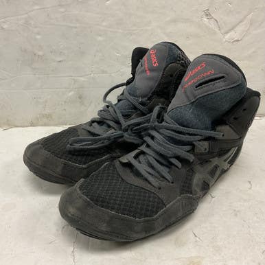 Used Asics Snapdown 1081a030 Wrestling Shoes Black Senior 11 11855-s000198582