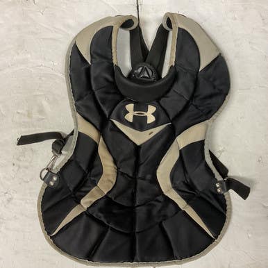 Used Under Armour Uacp2-srvs Catchers Chest Protector Black And Silver Adult 11855-s000199189