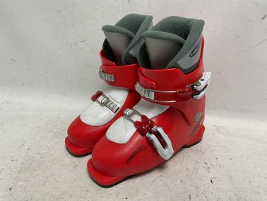 Used Head Carve X2 Boys Dh Ski Boot Red 210 Mp - J02 11855-s000199195